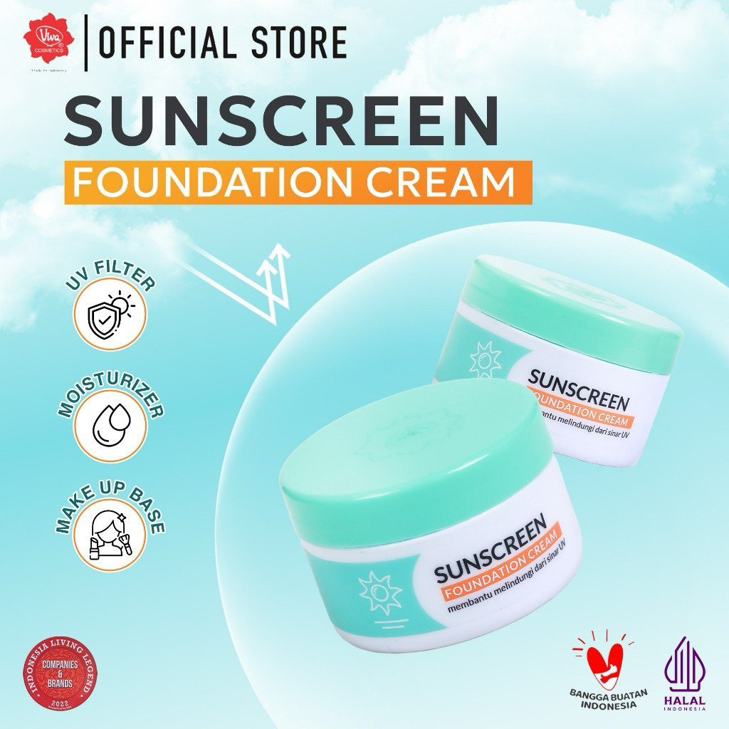 VIVA SUNSCREEN FOUNDATION CREAM
