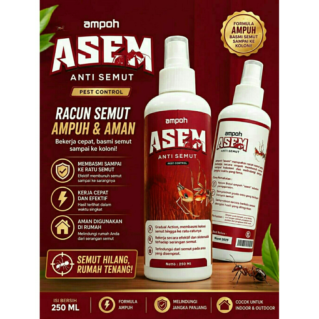 OBAT SEMUT, OBAT PEMBASMI SEMUT AMPOH