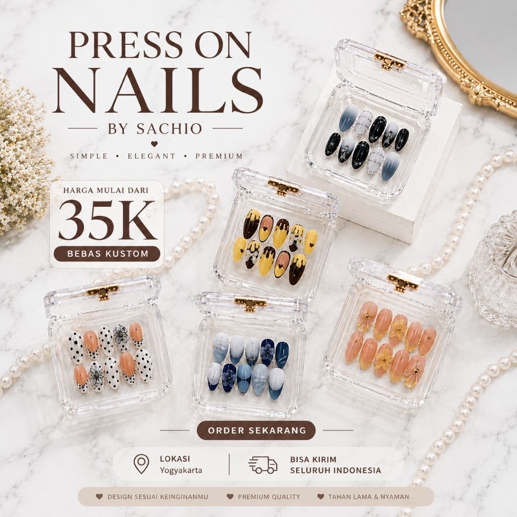 Custom Press On Nails by Sachio