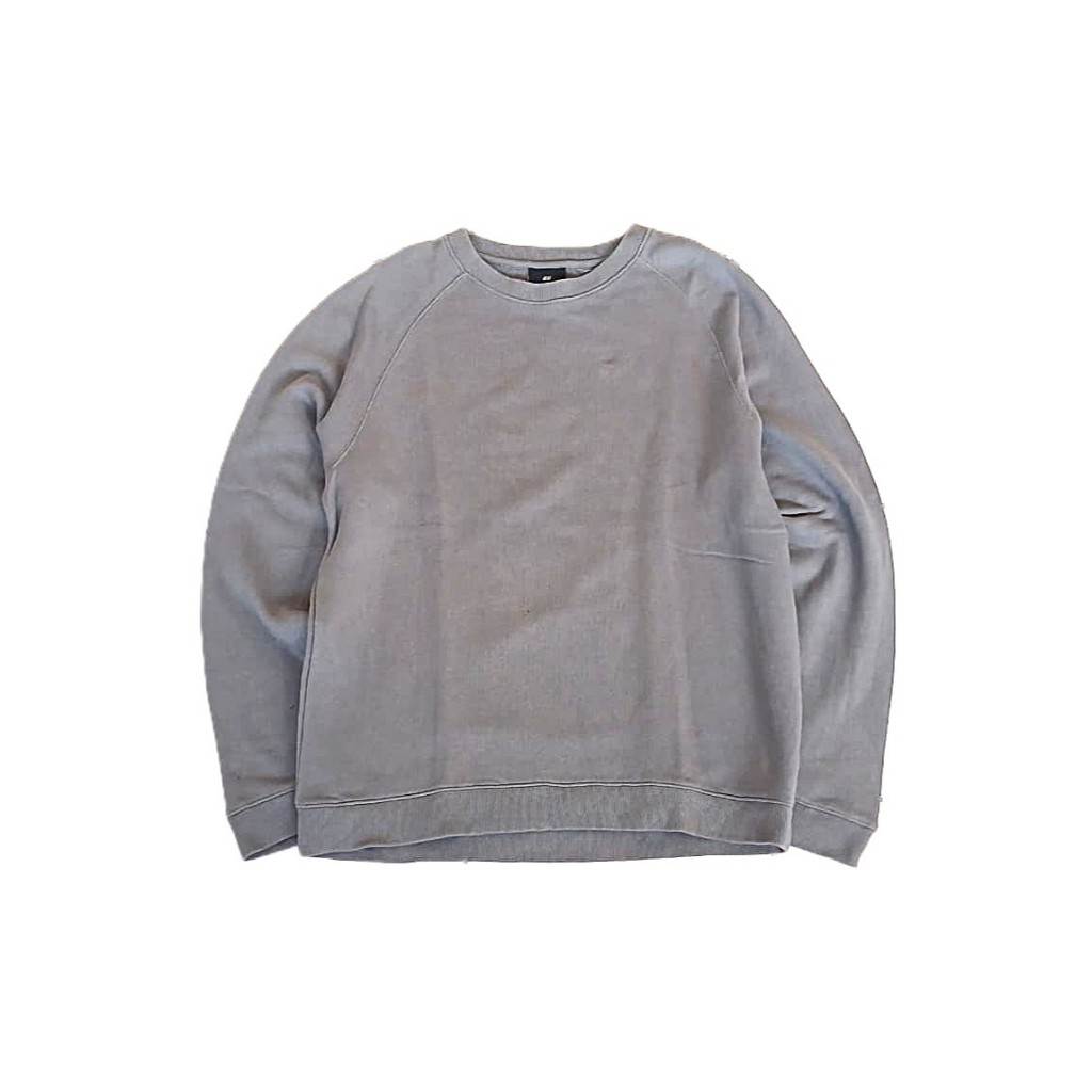 H&M Basic Longleeve Pullover Crewneck Gray