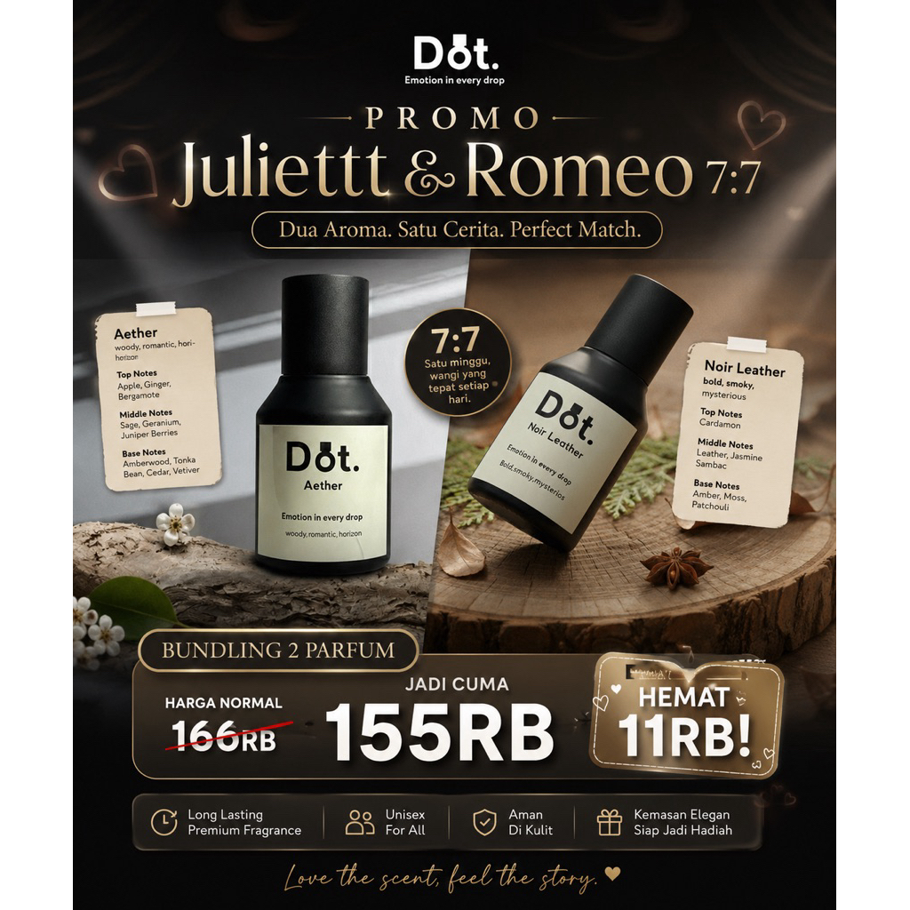 Bundling Dot Perfume Aether vs Noir