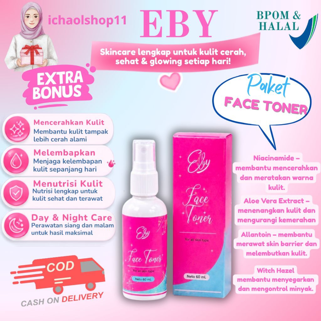 (COD)TONER ELIZABEAUTY 100%original