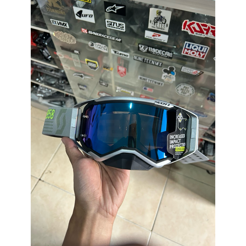 GOGGLE CROSS SCOTT PROSPECT SILVER FULLSET