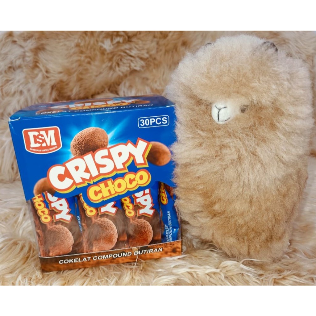 DSM CRISPY CHOCO (COKELAT COMPOUND BUTIRAN), 30 PCS