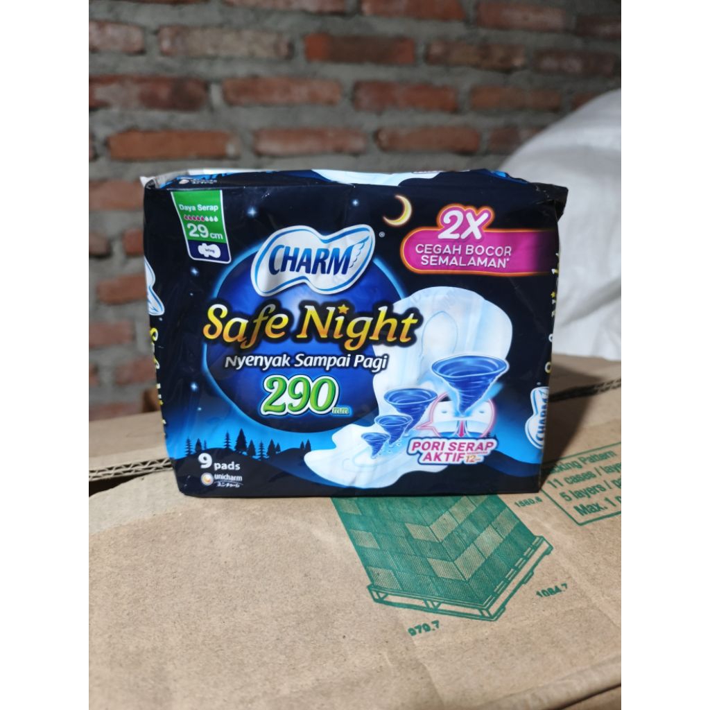 charm safe night 29cm 9pads