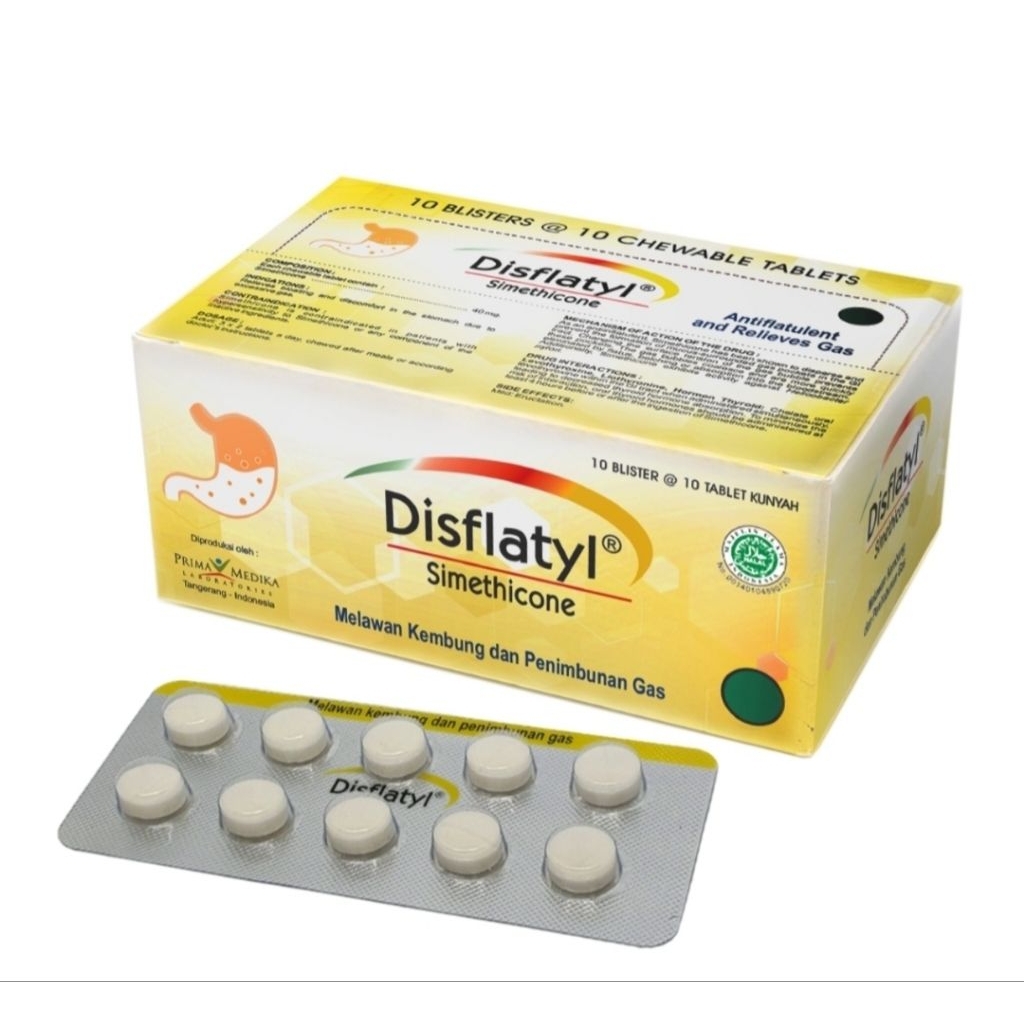 DISFLATYL 1 STRIP 10 TABLET