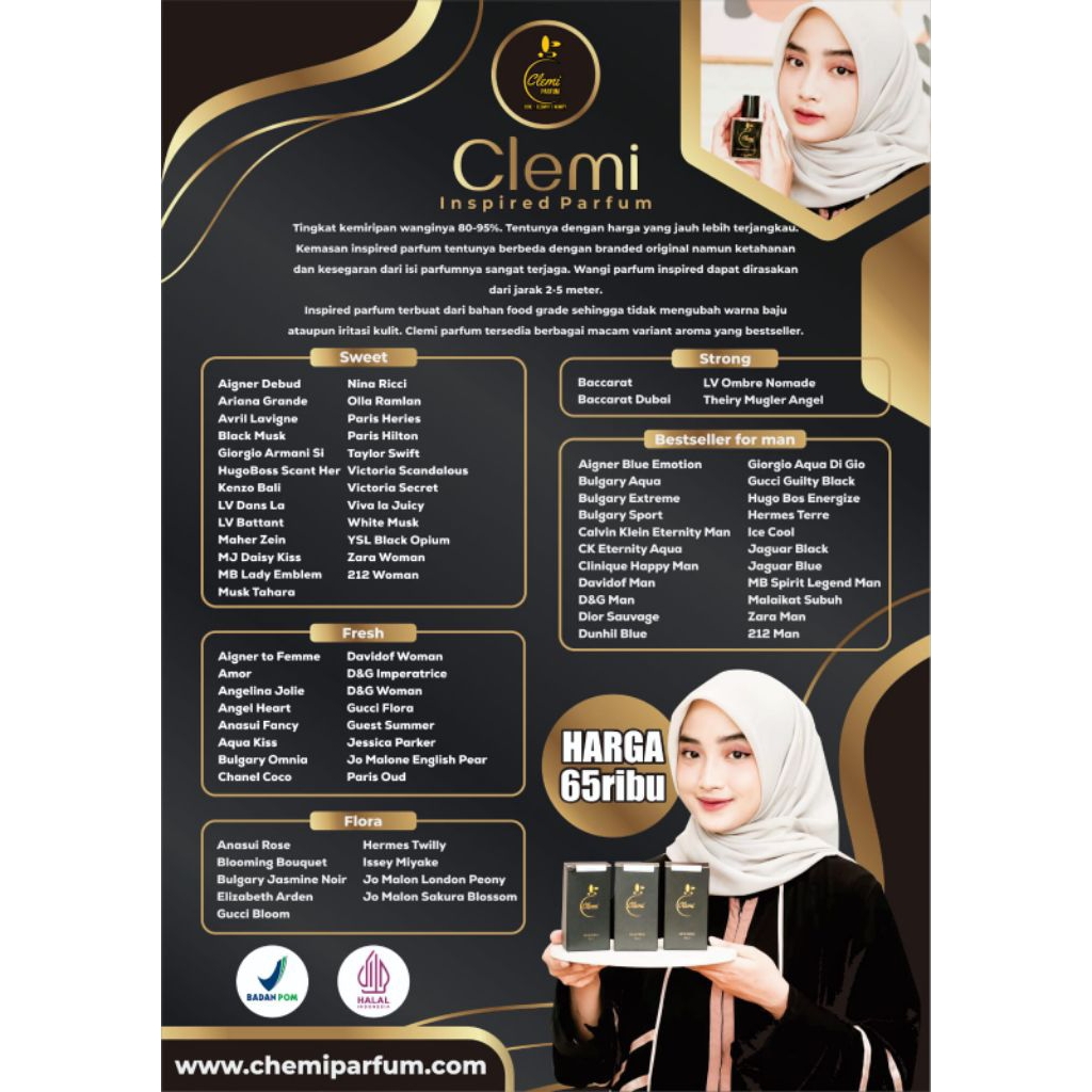 CLEMI PARFUM BESTSELLER