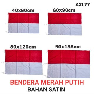 BENDERA MERAH PUTIH BAHAN SATIN