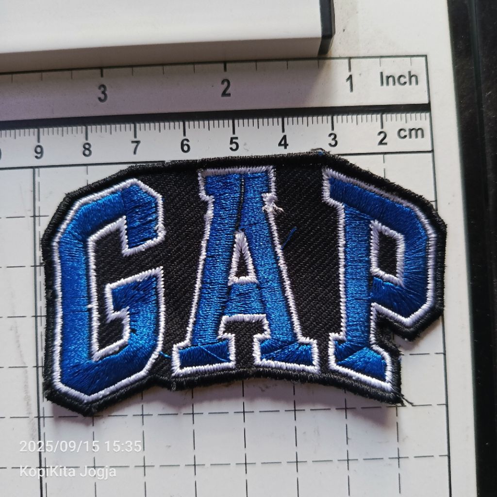 Emblem patch bordir g a p