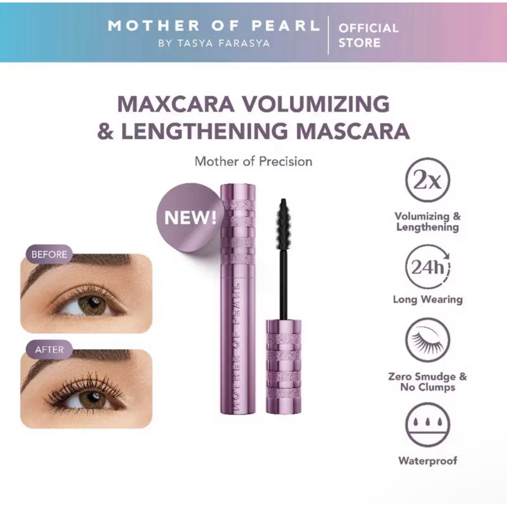 MOP Mascara -  MaxCara Volumizing & Lengthening Mascara