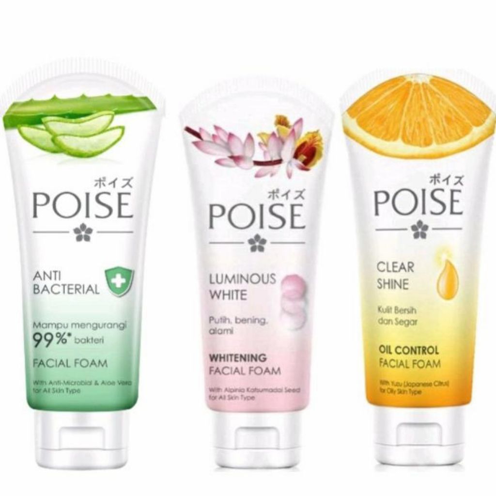 poise facial foam 100g