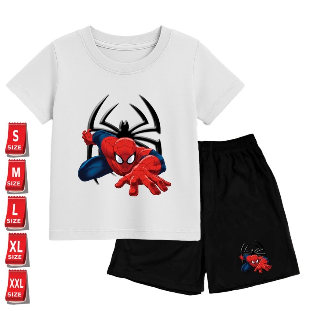 SETELAN/SET ANAK SPIDERMAN