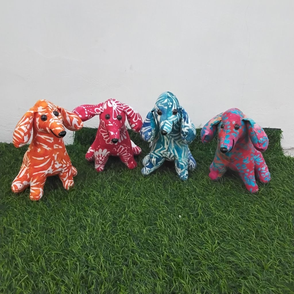 Boneka batik Anjing Poodle Size S
