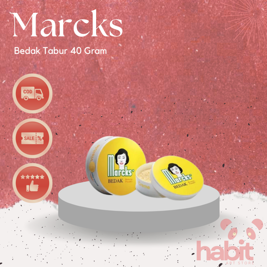 Marcks Bedak Tabur 40 Gram