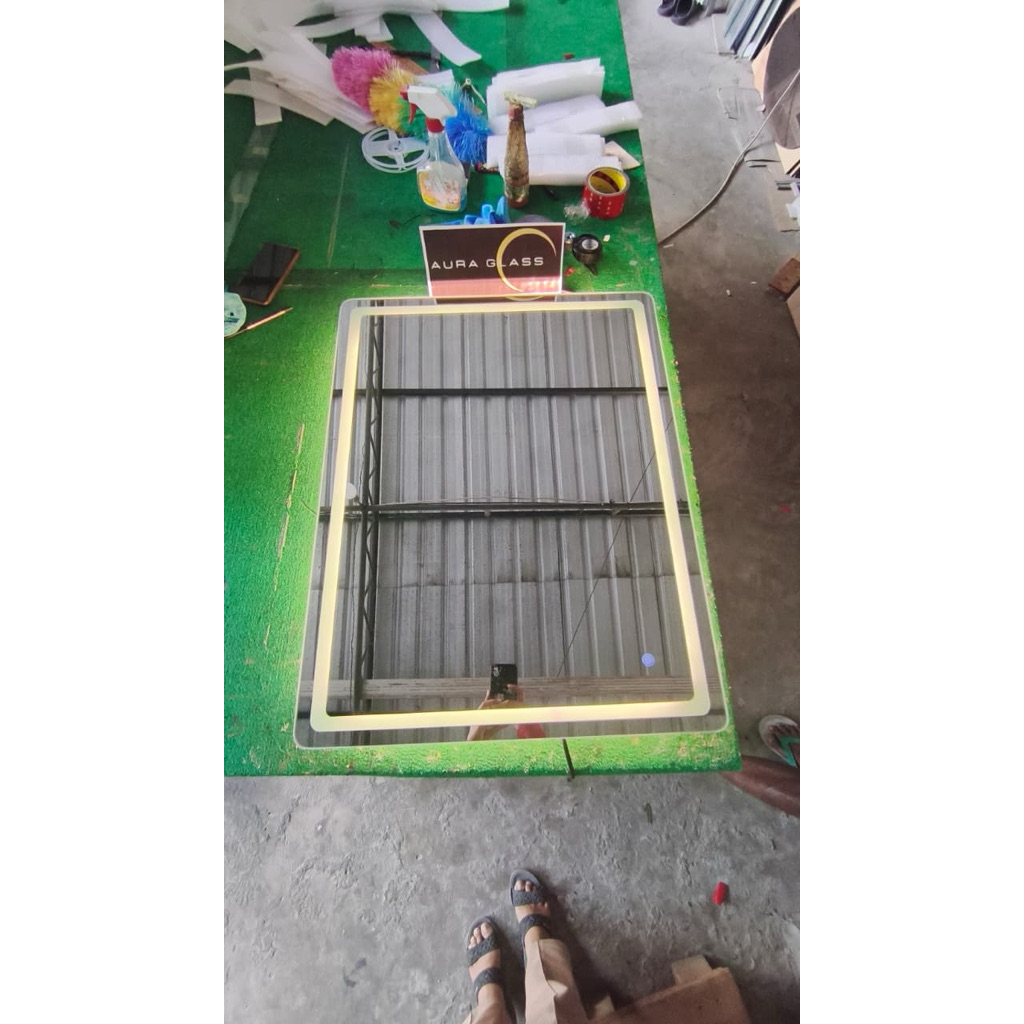 mirror led touch screen
