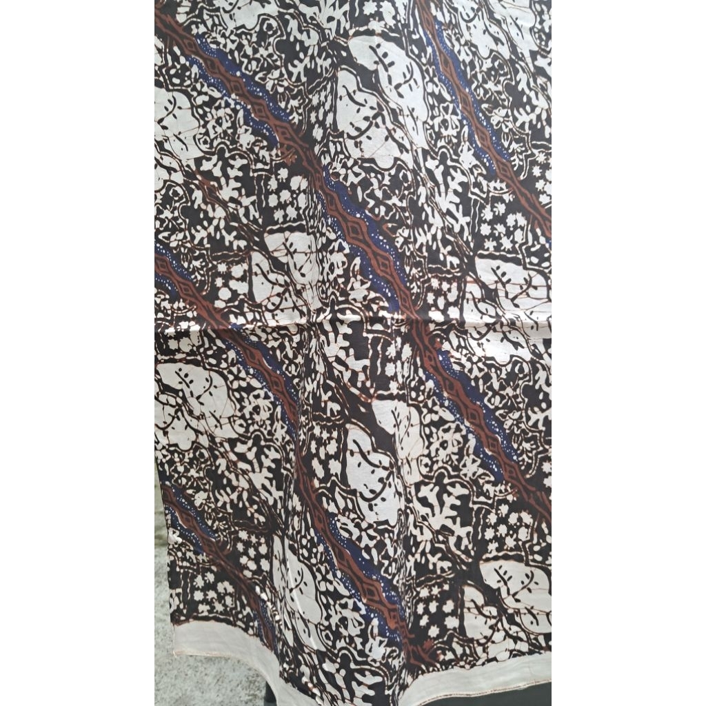 Batik cap sogan daun biron
