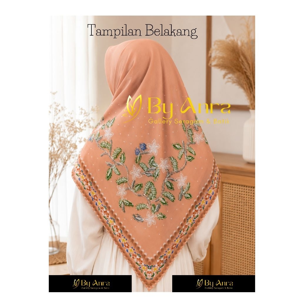 JILBAB BATIK BUNGA DHARMA