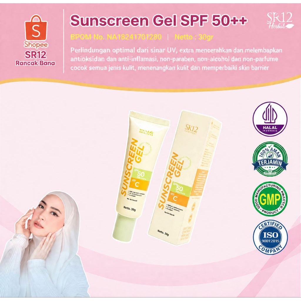 SUNCREEN GEL SR12