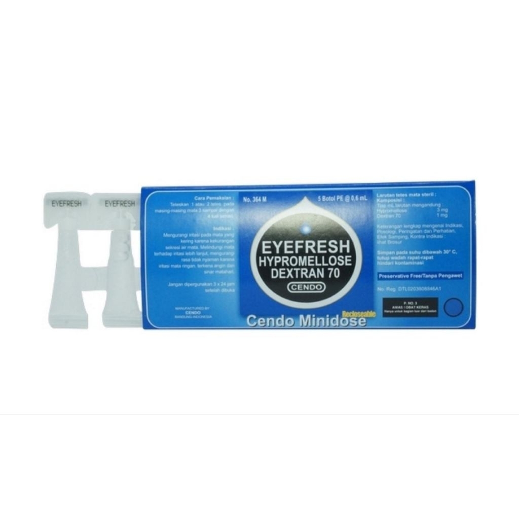 CENDO EYEFRESH MINIDOSE 5 X 0.6 ML