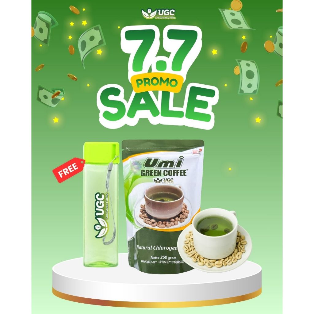 (COD) Umi Green coffee FREE botol