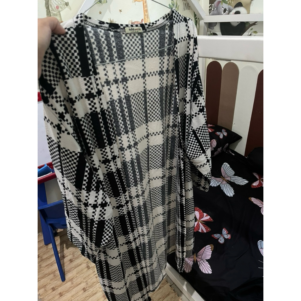 preloved long outer rajut