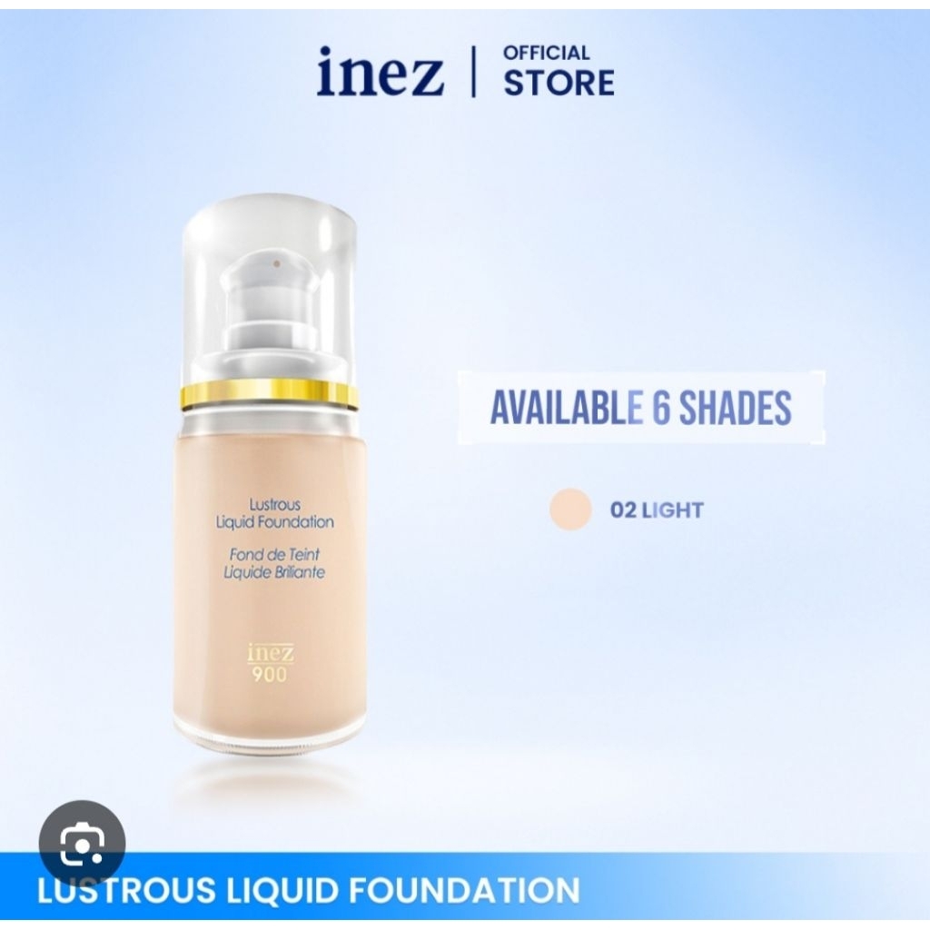 inez lustrous foundation light 02