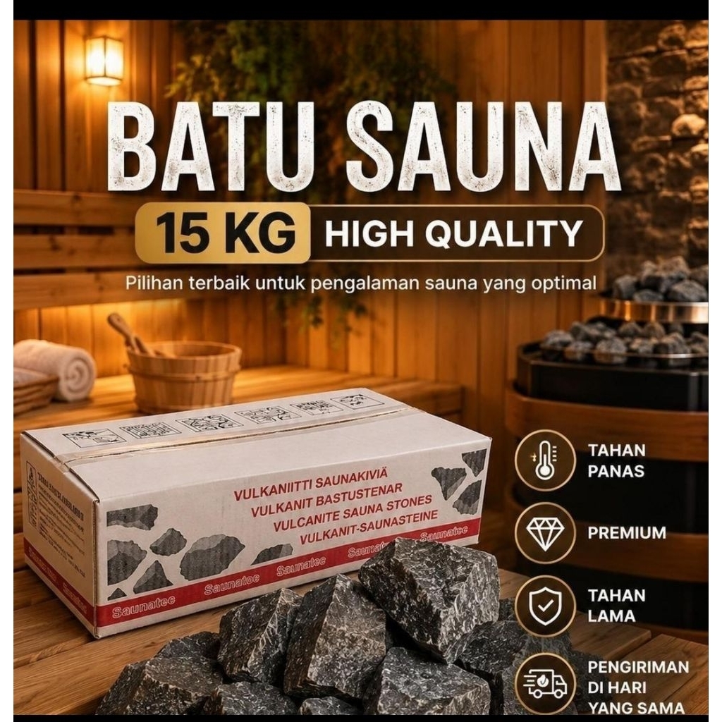 BATU VULKANIT SAUNA PREMIUM