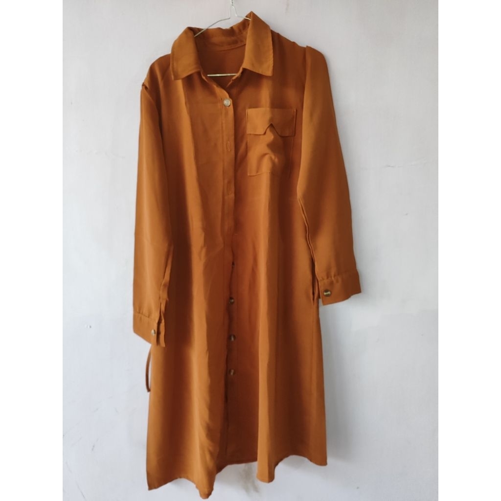 Tunik Bronze / Kunyit // preloved