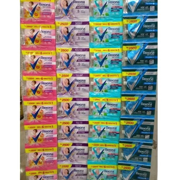 (3PCS) Rexona Deo-Lotion Sachet