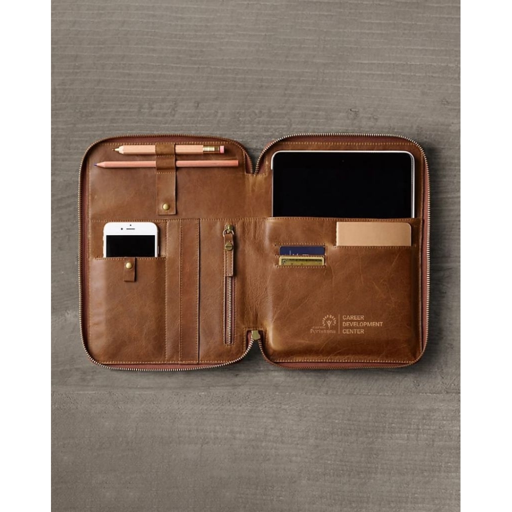 Verve Organizer kulit sapi asli