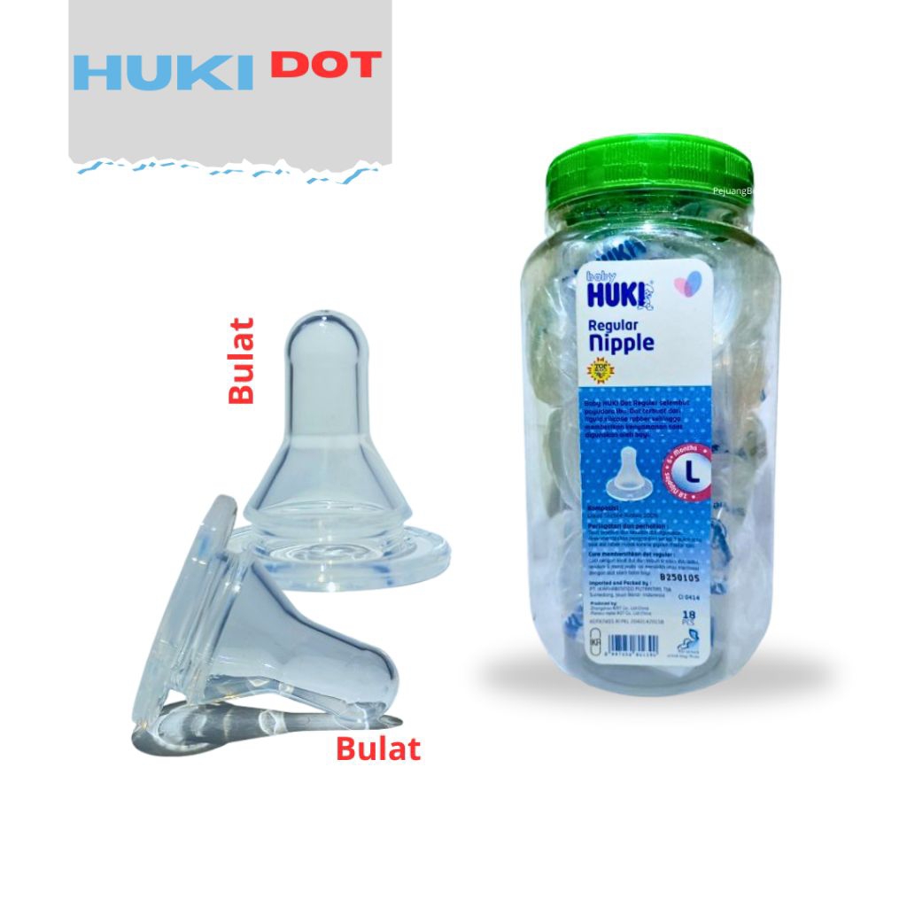 Huki Dot Silicone Reguler/Bulat Niple S/M/L
