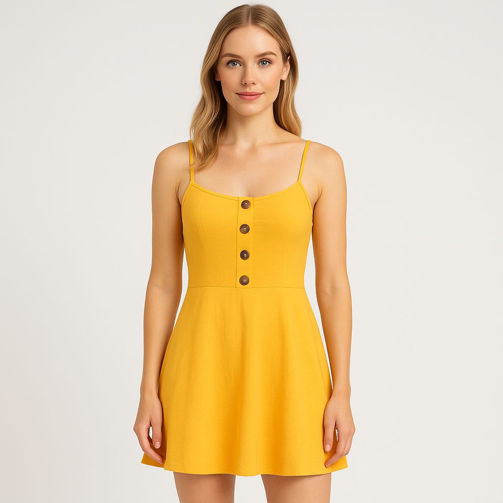 Midi Dress Casual Branded Export