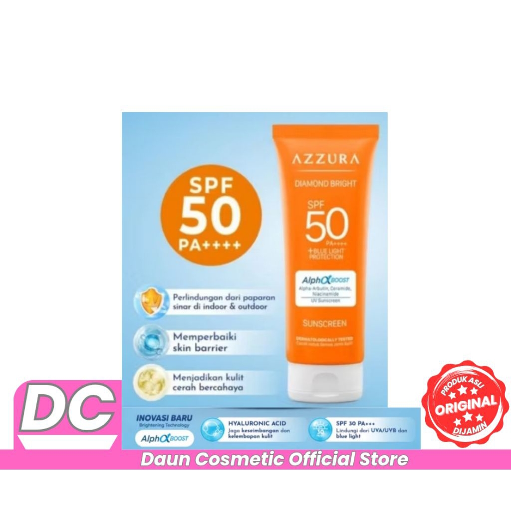 Azzura Sunscreen SPF 50 PA ++++ 30gr
