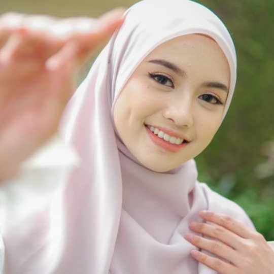 Hijab Malay Scarf Polycotton Premium Oval 2