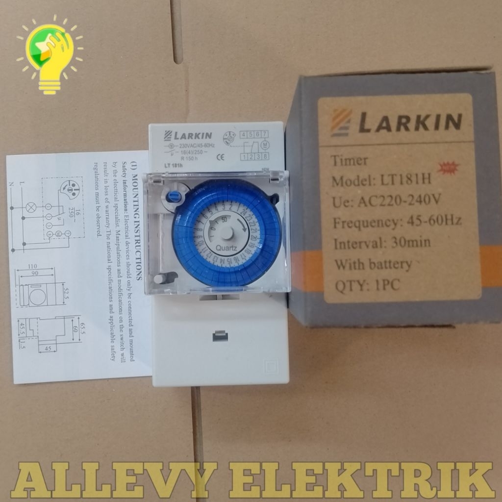 TIMER/TIME SWITCH LARKIN LT181H