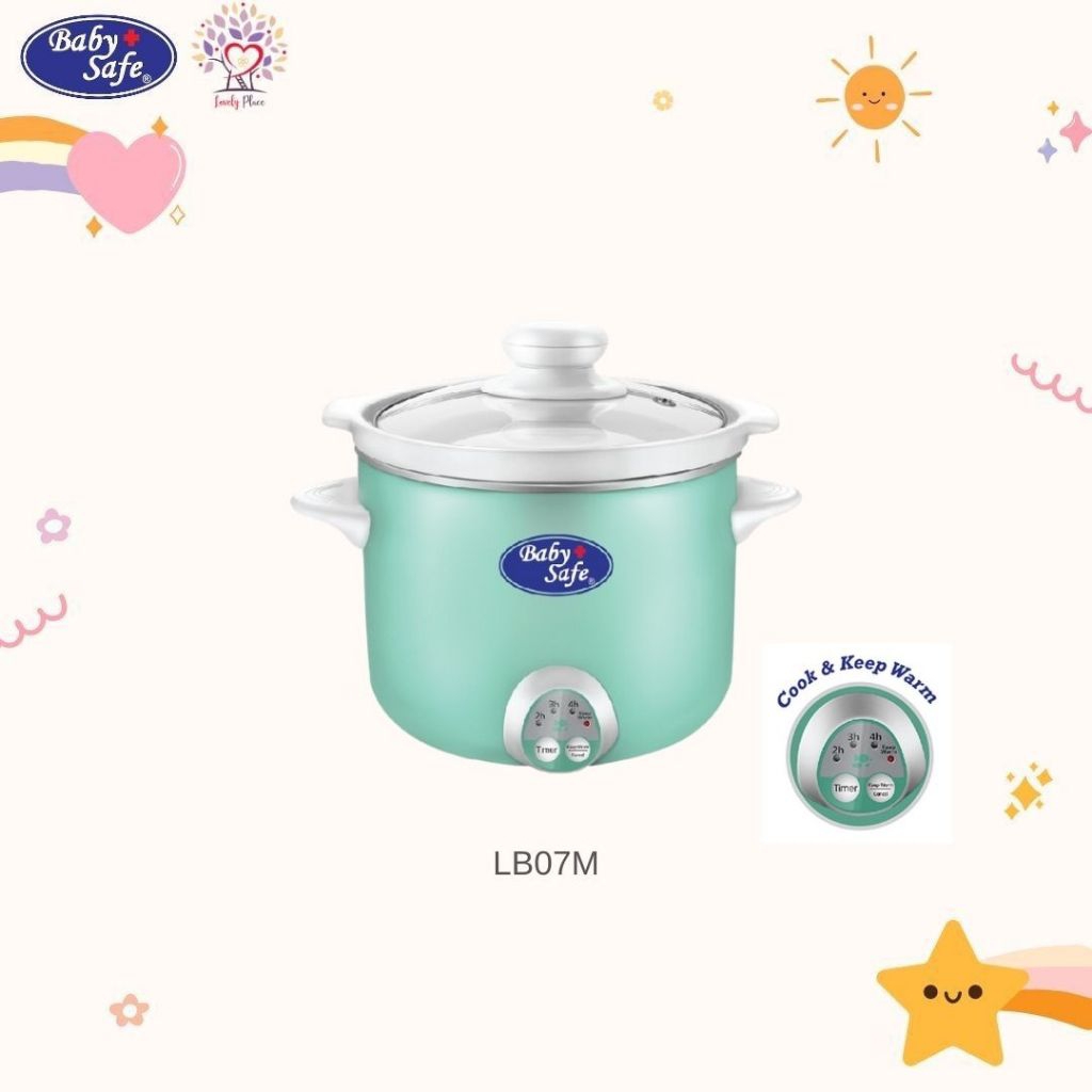 BABYSAFE slow cooker 1,2L