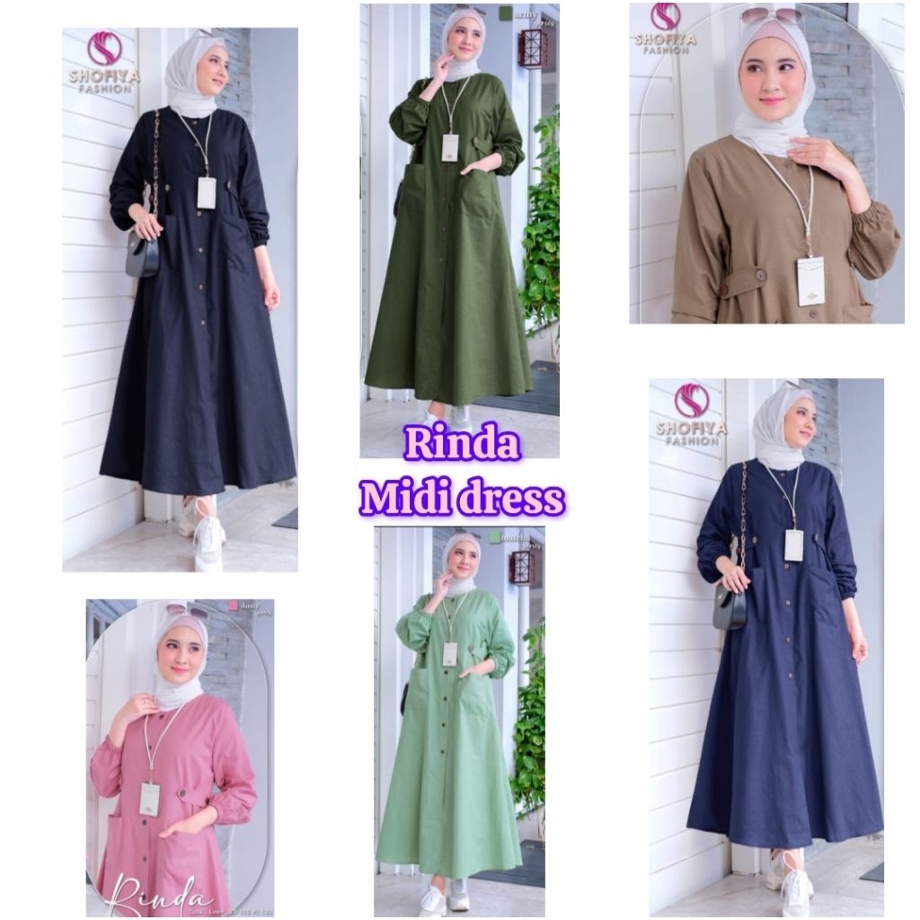 Rinda midi dress