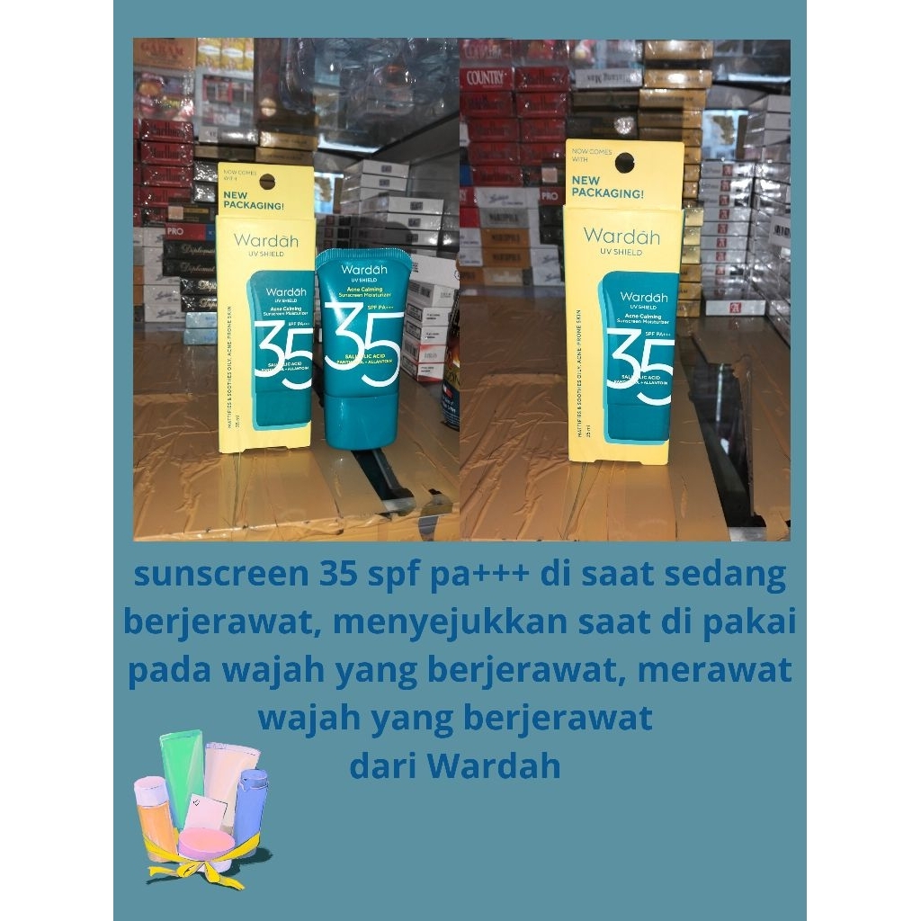 Wardah sunscreen 35SPF pa+++