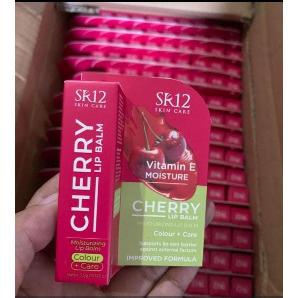 Lip Balm Cherry Sr12