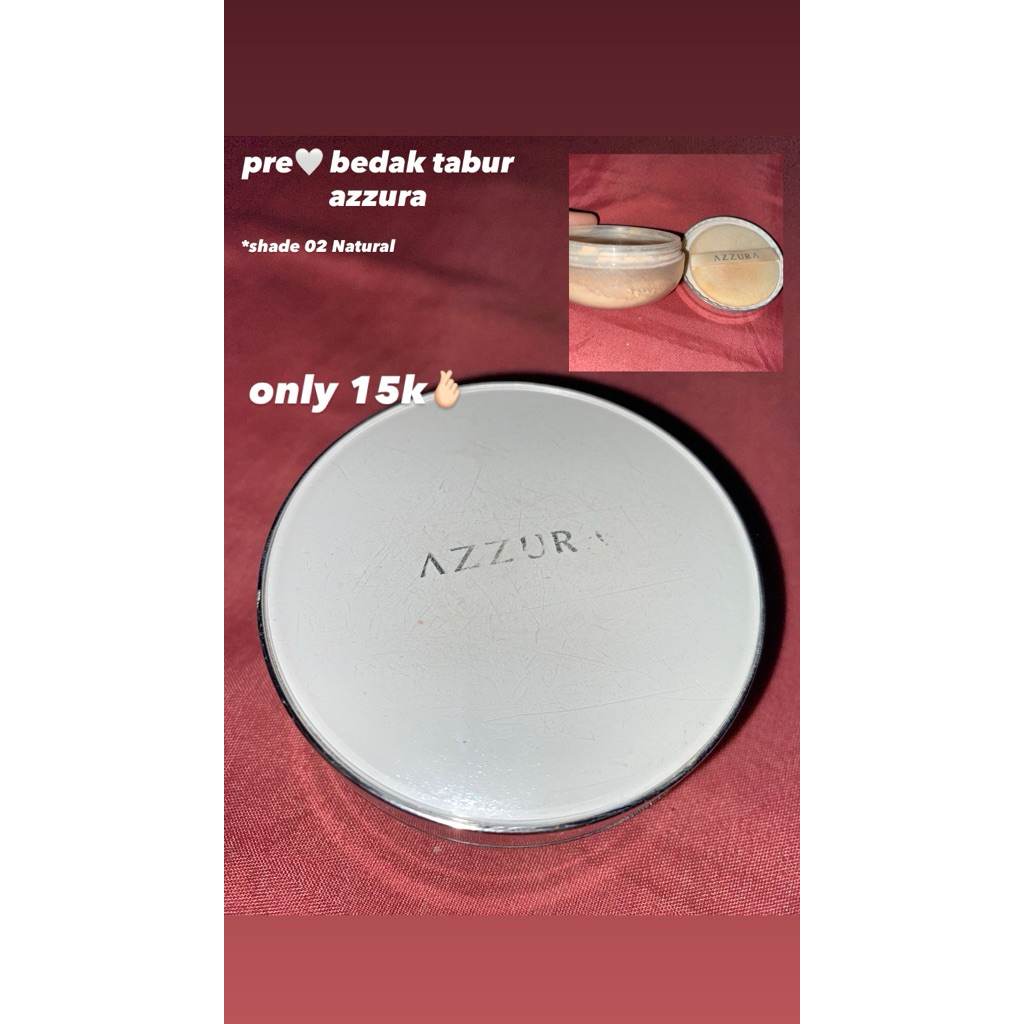 prelove bedak tabur