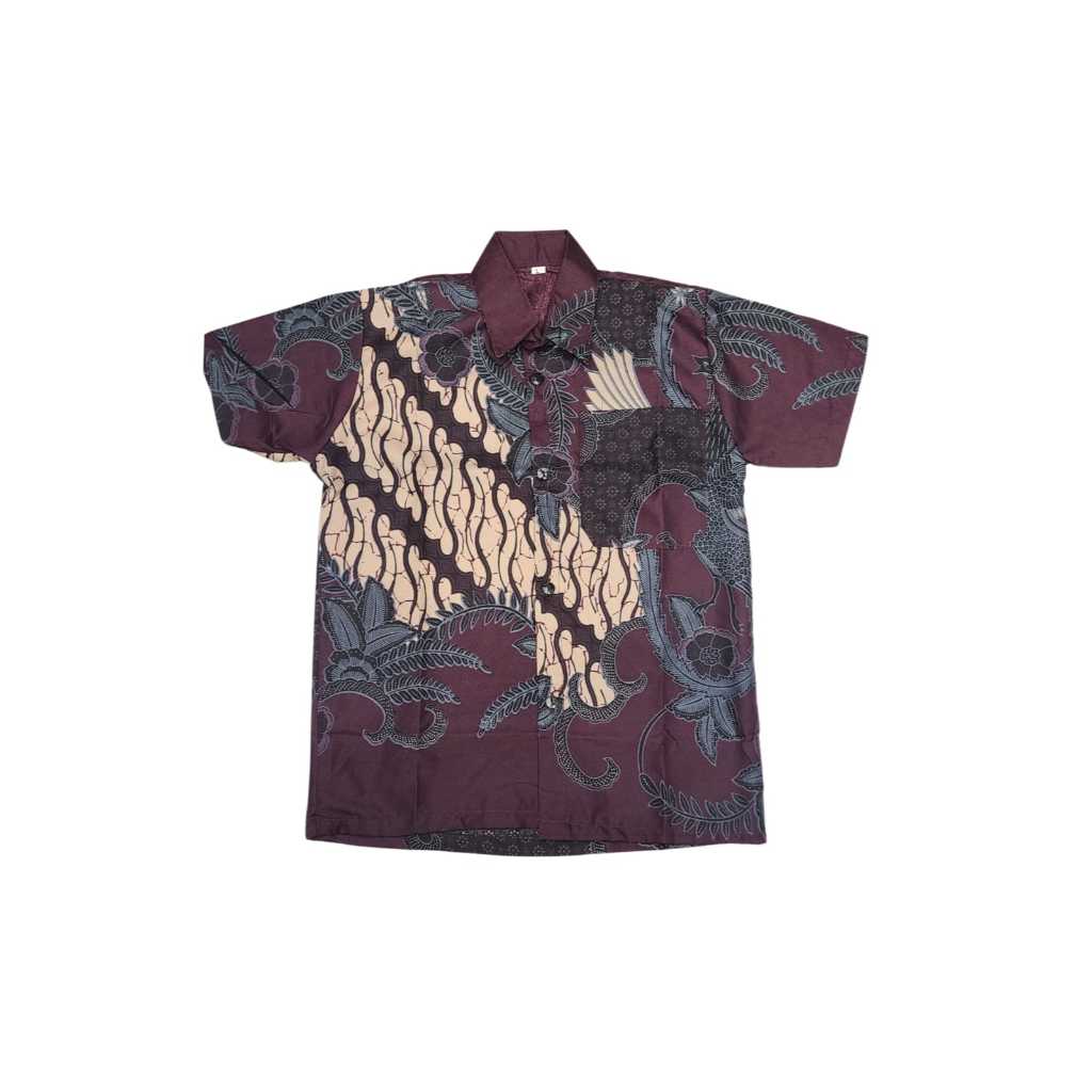 Hem Anak lengan pendekBurgundy