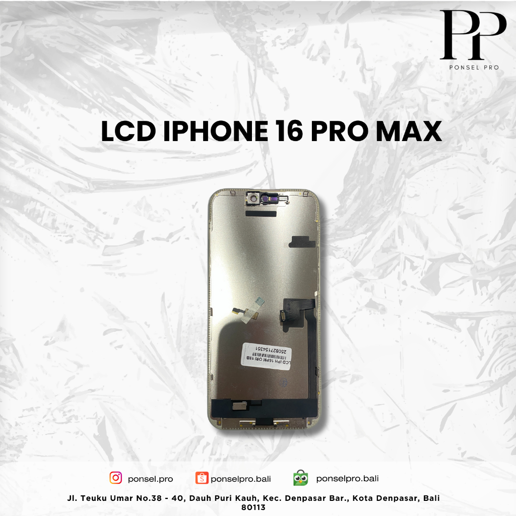 LCD TOUCHSCREEN IPHONE 16 PRO & PRO MAX