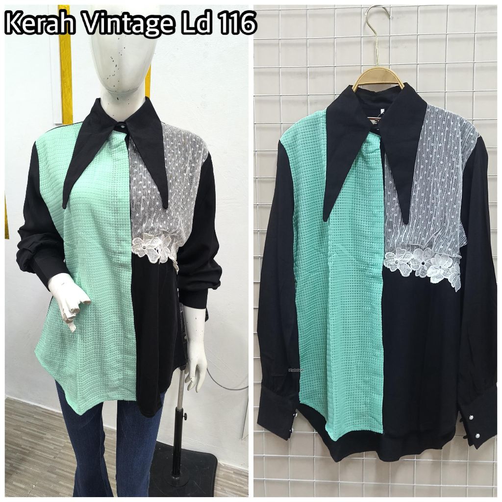 ATASAN HITAM VINGAGE