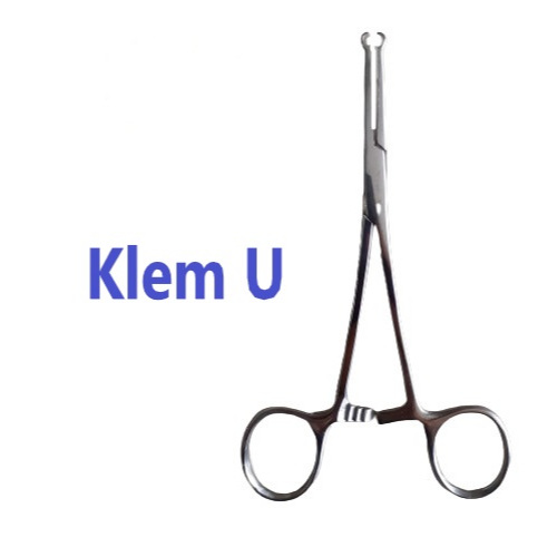 Gunting Klem U / U Forcep 14 cm