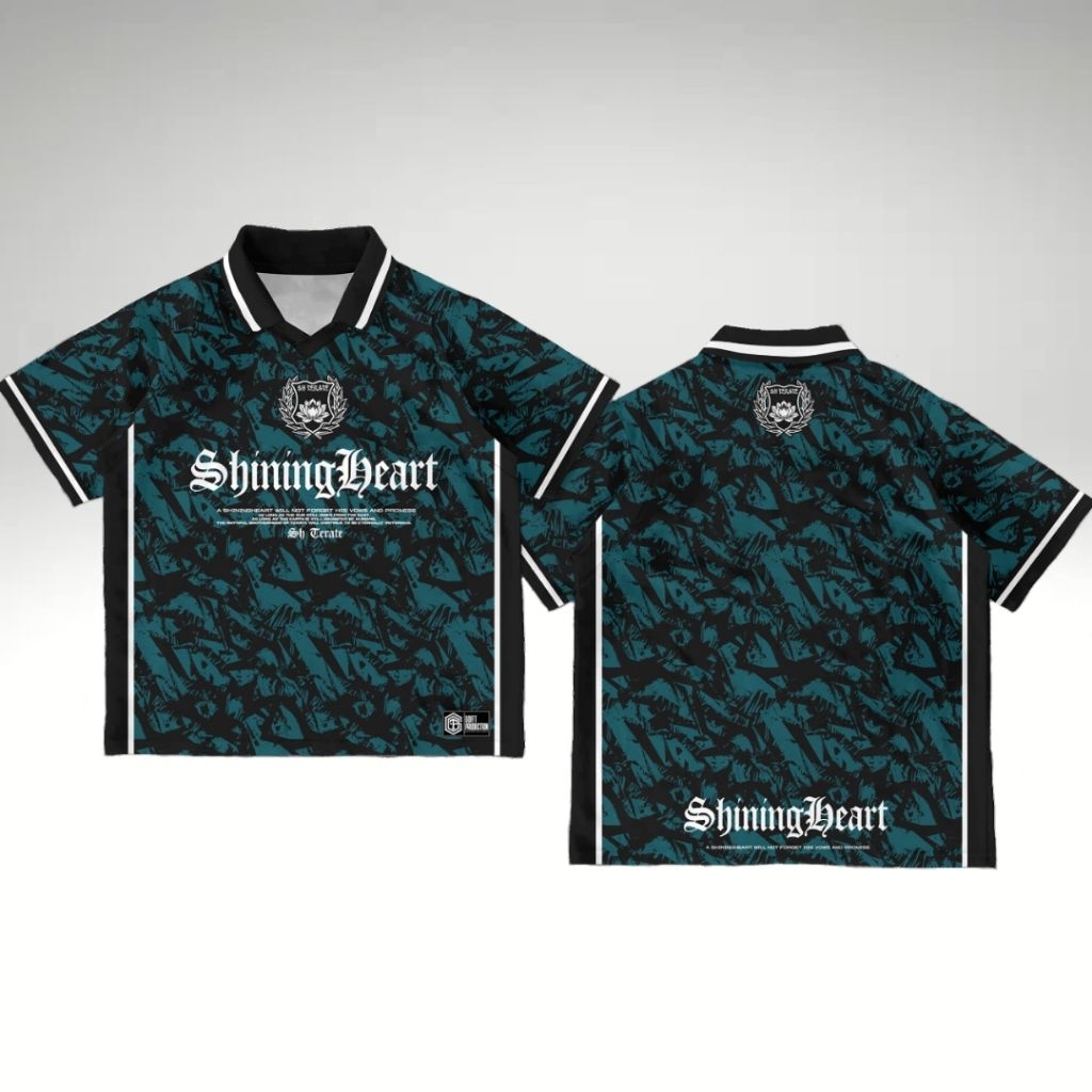 (Kode B) Jersey Kerah PSHT Shining Heart