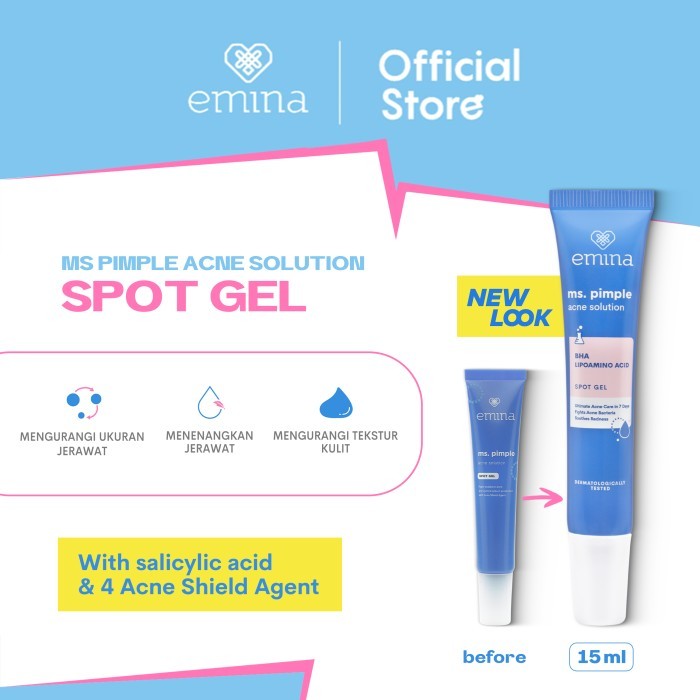 Emina Ms. Pimple Acne Solution Spot Gel 15 ml