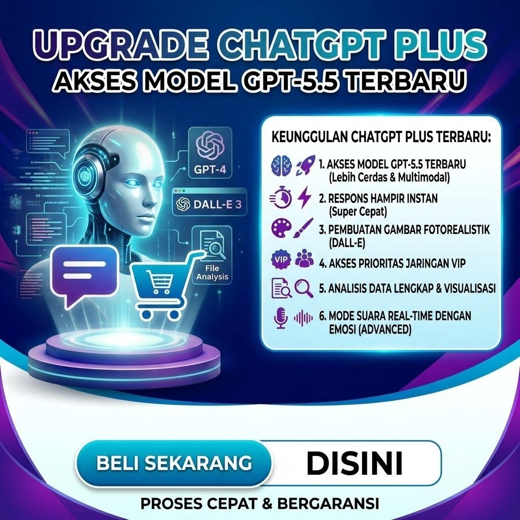 Paket plus plus terupdate 1000x prompt gptplus