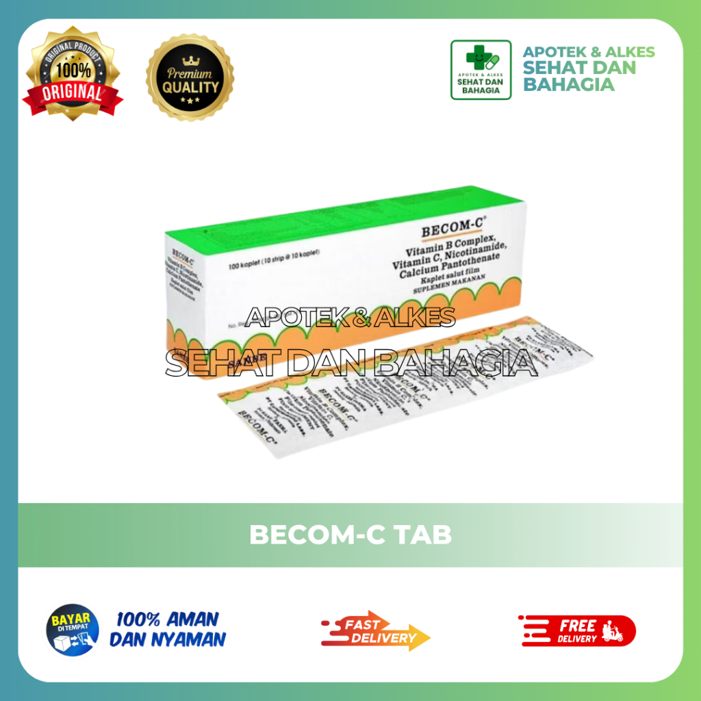 Becom-C Tablet (Box Isi 10 Strip)
