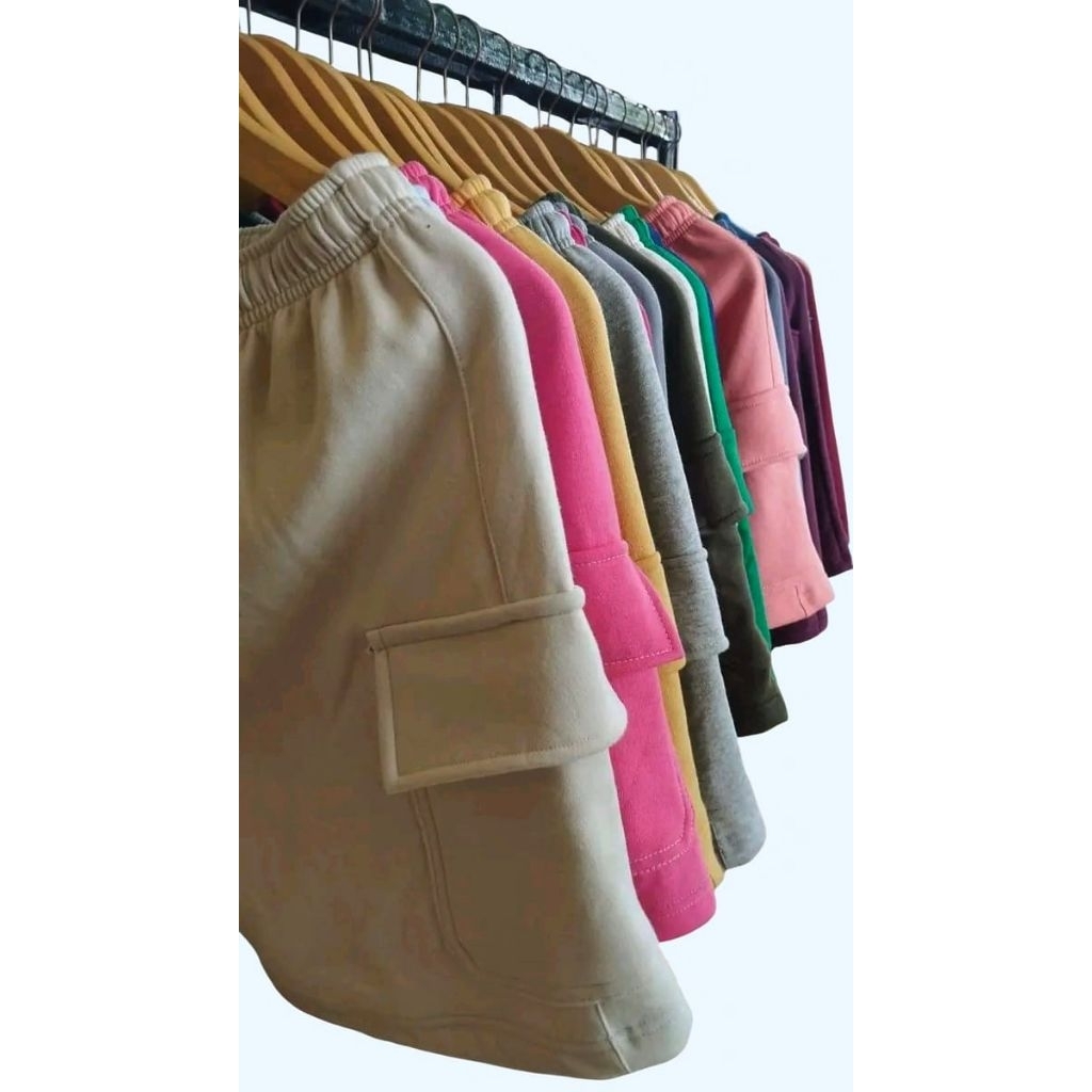 COD Paket 5pcs Celana Kargo Dewasa