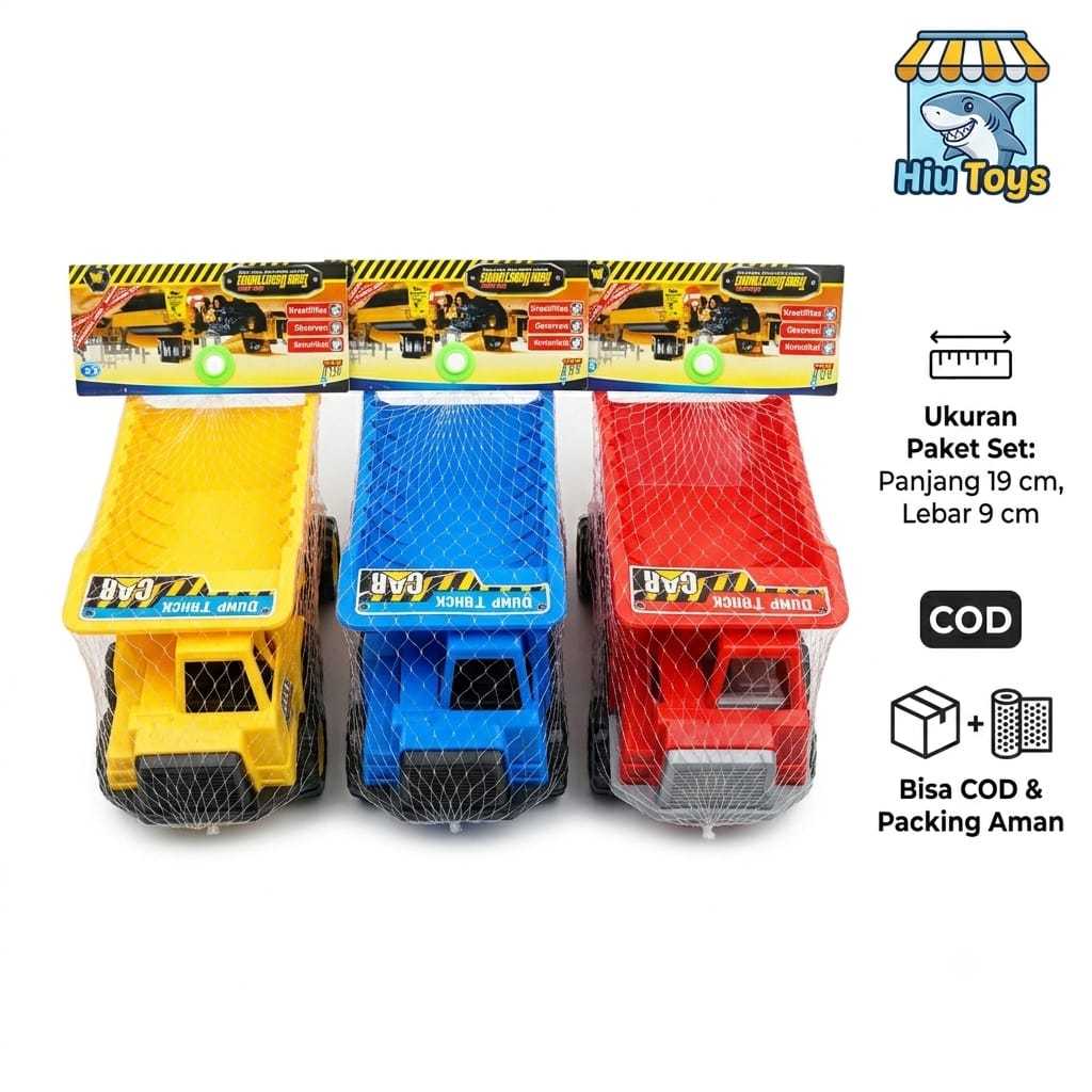 (BISA COD) MAINAN MOBIL TRUK PASIR JARING
